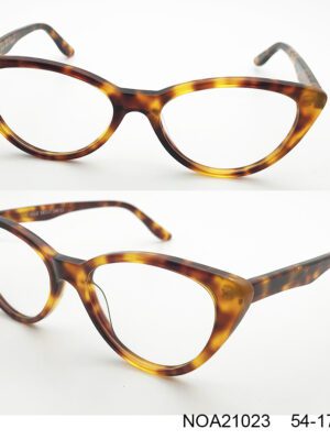 Vibrant Cat Eye Eyeglass Frames Tortoise Color NOA21023