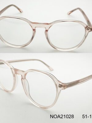 Transparent Pink Round Fresh Style Glasses Frames NOA21028