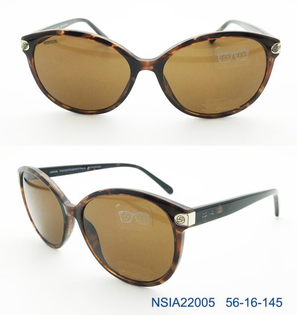 Traditional Onyx Color Black Arms Sunglasses NSIA22005