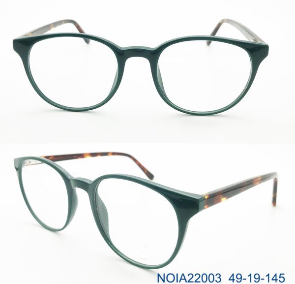 Dark Green Front Color Demi Temples Color