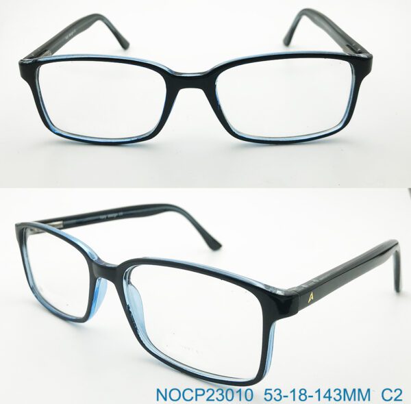 Rectangular Two-Tone Eyeglass Frames NOCP23010 C2