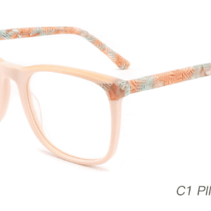 2023 Colorful Summer Glasses Frames NOA23001 C1 Pink Orange