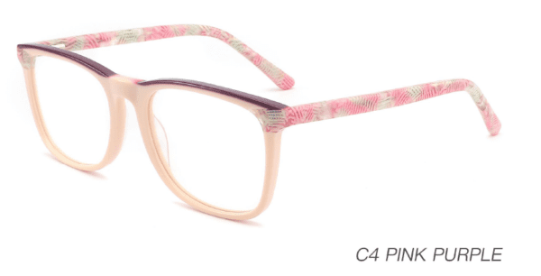 2023 Colorful Summer Glasses Frames NOA23001 C4 Pink Purple