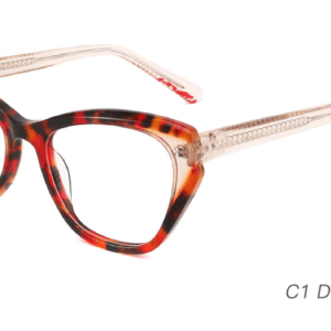2023 Colorful Summer Glasses Frames NOA23007 C1 Demi Brown, cat eye, eye glasses accessory, China Wenzhou glasses manufacturing.