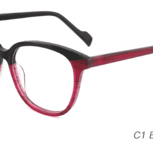 2023 Colorful Summer Glasses Frames NOA23010 C1 Black Purple, optical glasses frames wholesale in bulk, eye glass accessory, care vision, round glasses, OEM, ODM