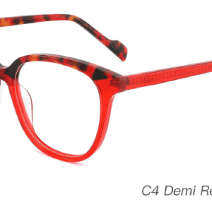 2023 Colorful Summer Glasses Frames NOA23010 C4 Demi Red Wine Red, China glasses manufacturer, eye glass accessory, care vision, glasses supplier