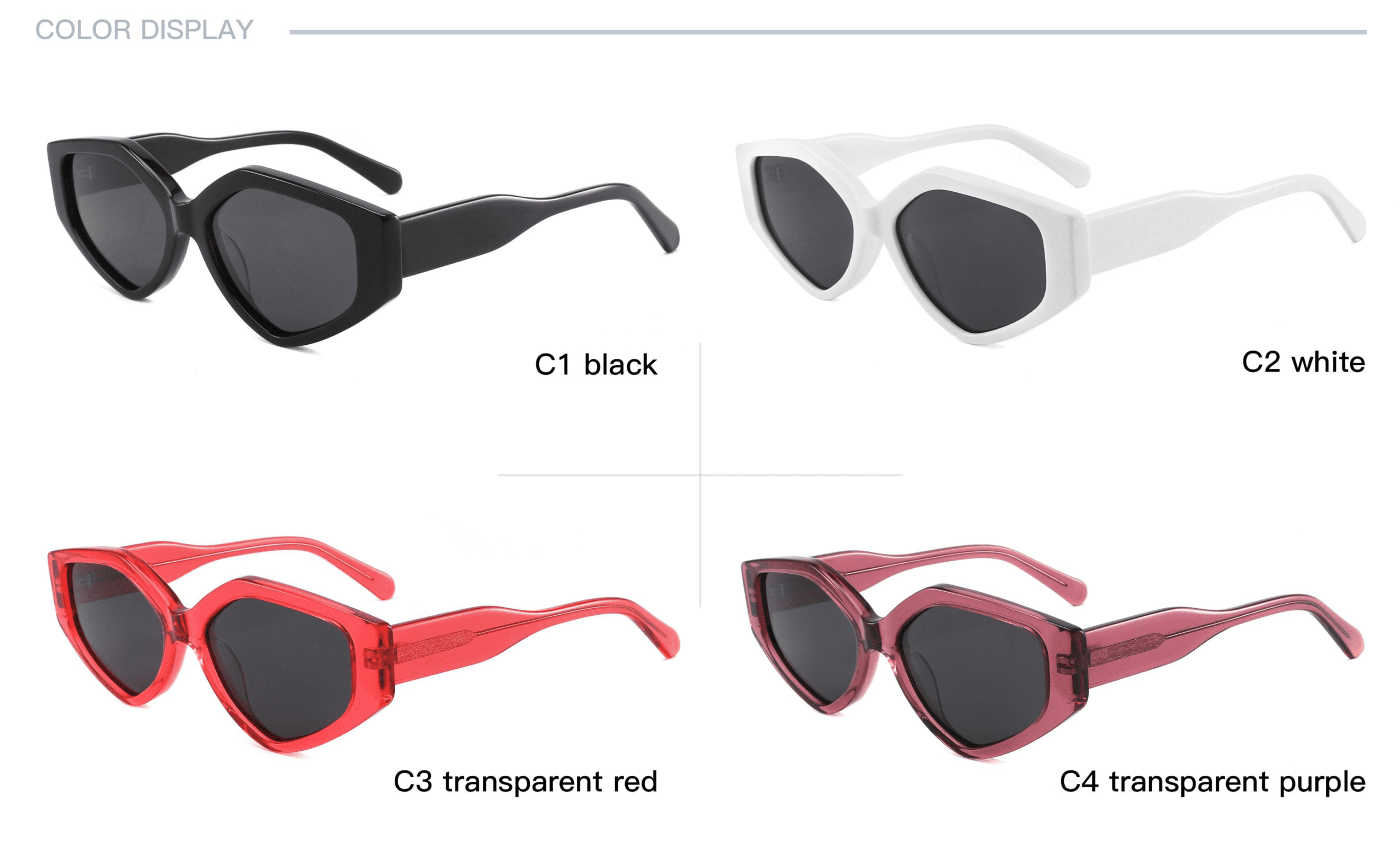 Retro-Sunglasses-Color-Display-ZD8837