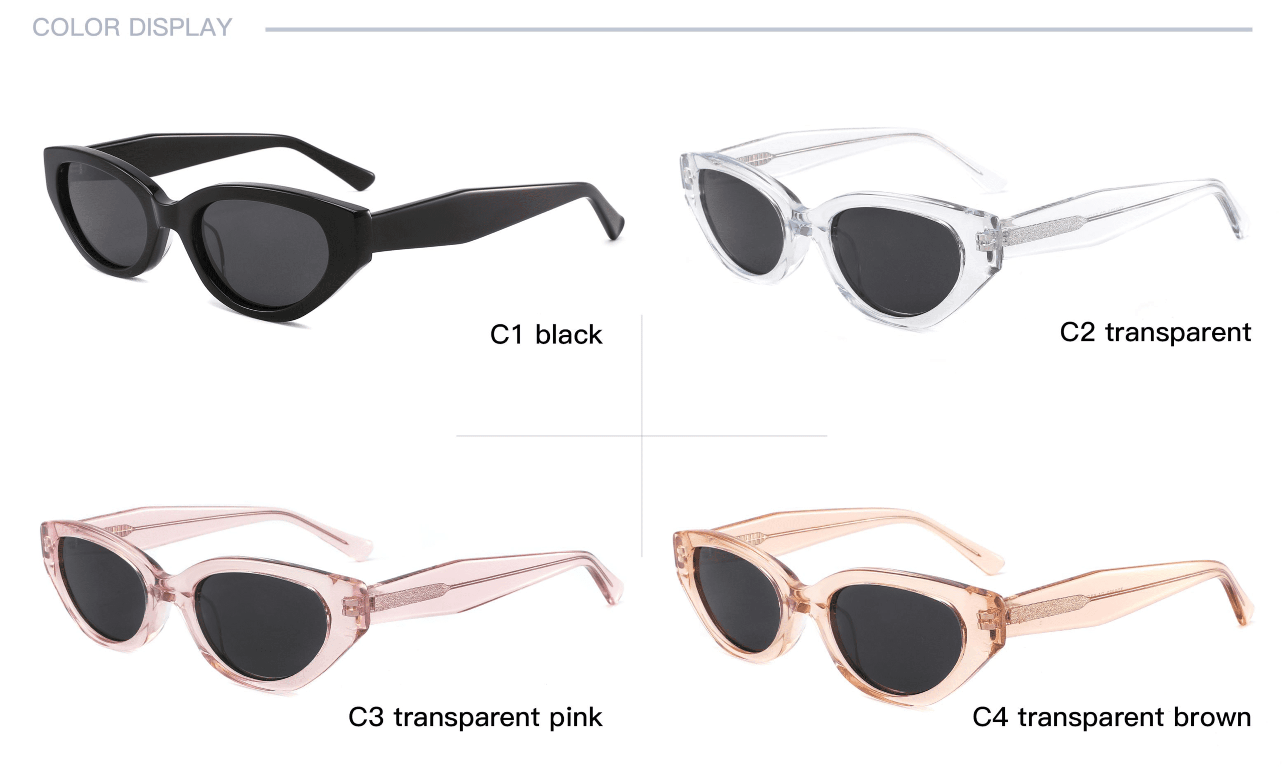 Retro-Sunglasses-Color-Display-ZD8839