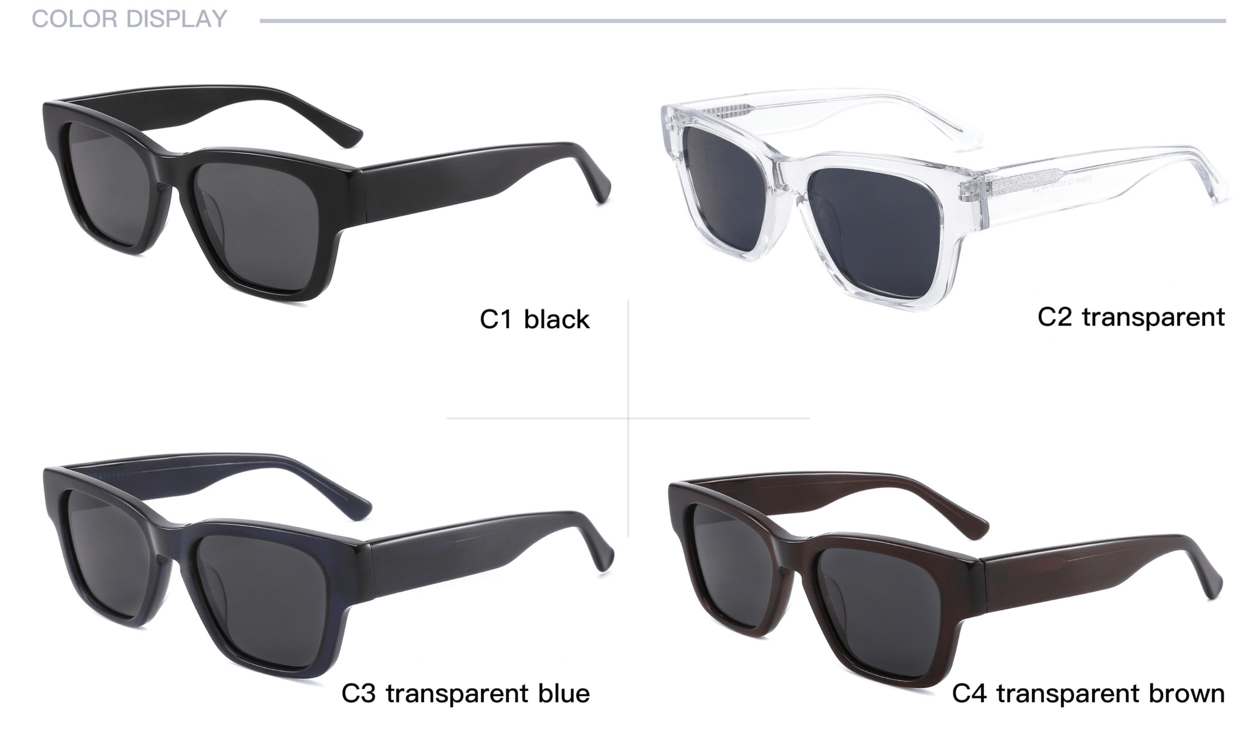 Retro-Sunglasses-Color-Display-ZD8840