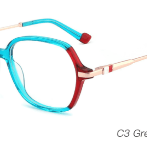 2023 Colorful Summer Glasses Frames NOA23017 C3 Green Wine Red, OEM,ODM production mode, CE, FDA international certification, prescription glasses, eye glass accessory