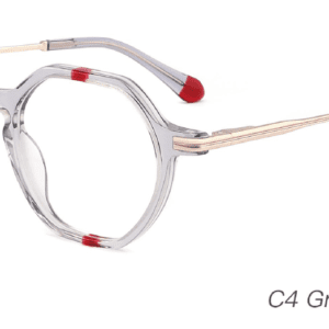 2023 Colorful Summer Glasses Frames NOA23018 C4 Gray Wine Red, OEM,ODM production mode,CE, FDA international certification, prescription glasses, eye glass accessory, China glasses frames manufacturer and supplier and wholesaler, care vision, geometric glasses