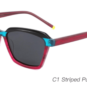 2023 Colorful Summer Sunglasses AS00002 C1 Striped Purple Green, designer sunglasses, wholesale sunglasses China, cheap sunglasses wholesale China, Wholesale UV protection sunglasses, fashion sunglasses, bulk sunglasses