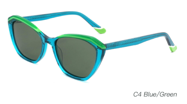 2023 Colorful Summer Sunglasses AS00003 C4 Blue Green, wholesale 100% UV protection sunglasses, cat eye sunglasses wholesale, sunglasses sale by bulk, fashion sunglasses accessories, designer sunglasses