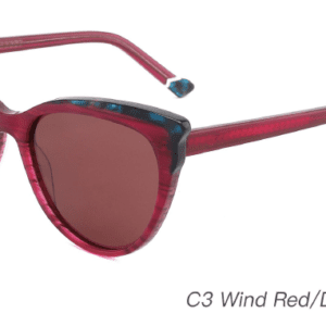 2023 Colorful Summer Sunglasses AS00005 C3 Burgundy Demi Green, wholesale fashion sunglasses China, China sunglasses manufacturer and wholesaler and supplier, wholesale vintage sunglasses, fashion sunglasses accessories, cat eye sunglasses supplier