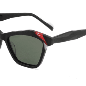 2023 Colorful Summer Sunglasses AS00007 C1 Black, designer sunglasses wholesale, geometric sunglasses, China Zhejiang Sunglasses manufacturer and wholesaler and supplier, modern sunglasses, sunglasses accessory, fashion sunglasses, UV protection sunglasses