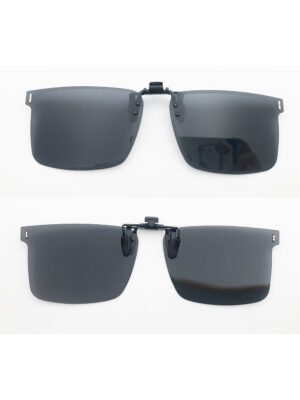 Anti Glare Clip On, Wholesale in Bulk Sunglasses, Square Lens, China Zhejiang Wenzhou glasses manufacturer and supplier, flip up sunglasses, sunglasses parts