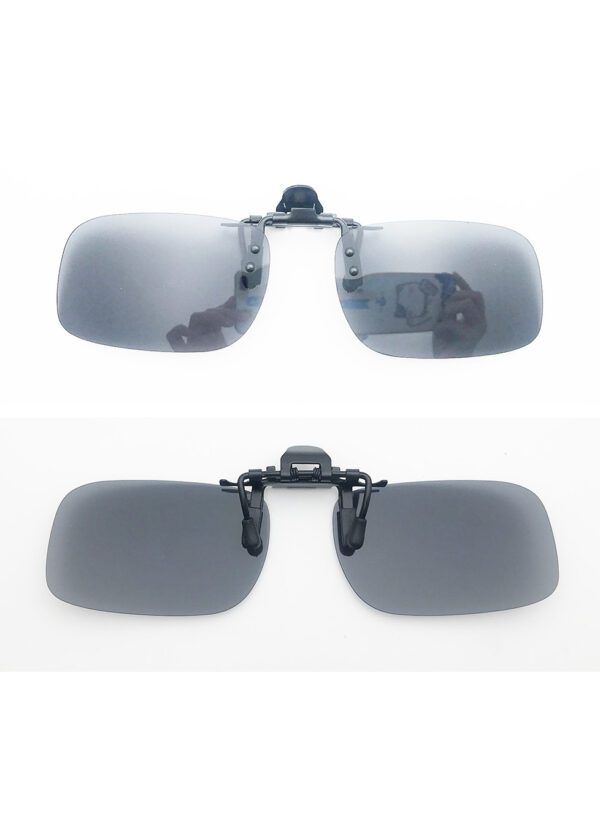 Anti-Glare Clip-Ons, Rectangle lens, driving lens, sunglasses accessories, care vision, outside clip on, sport clip-on, China Zhejiang Wenzhou Ouyuan eyewear manufacturer and supplier