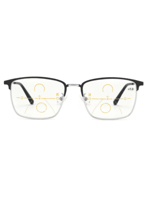 Bulk Wholesale Progressive Mulitifocal Half-Frame Reading Glasses RG8205, China Zhejiang Wenzhou glasses munufacturer and supplier and distributor, glasses accessories, care vision