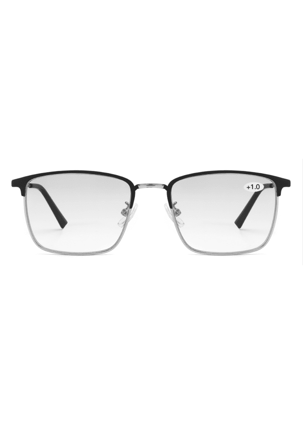 Bulk Wholesale Square Reading Glasses RG8603 for Men Front Product Display, the best reading glasses, China Zhejiang Wenzhou reading glasses manufacturer and supplier, simply design reading glasses