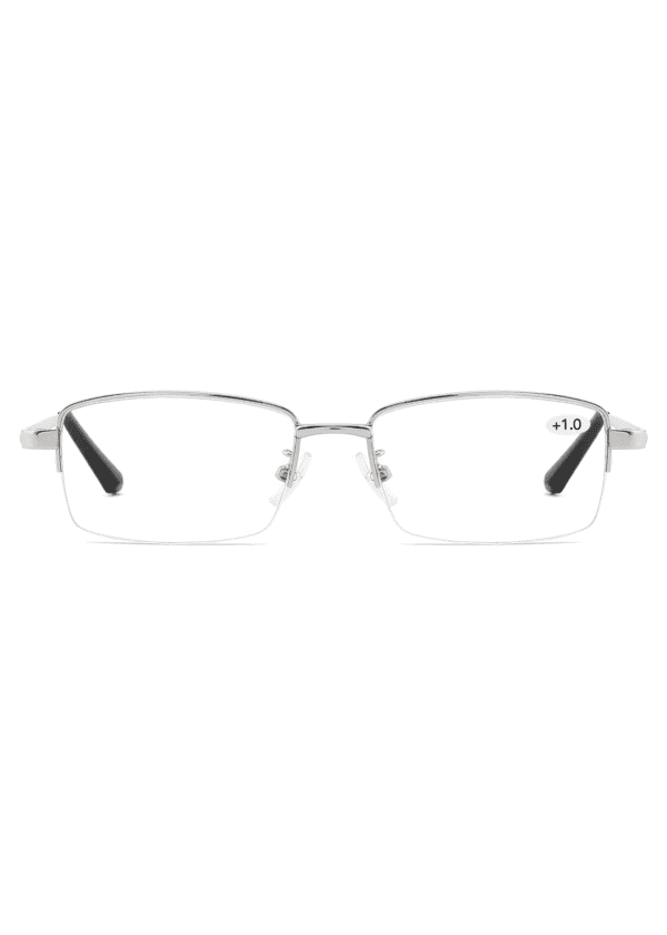 Bulk Wholesale Stainless Steel Reading Glasses RG8308 for Men Front Product Dispaly, China Zhejiang Wenzhou glasses manufacturer and supplier, computer glasses, reading glasses accessories
