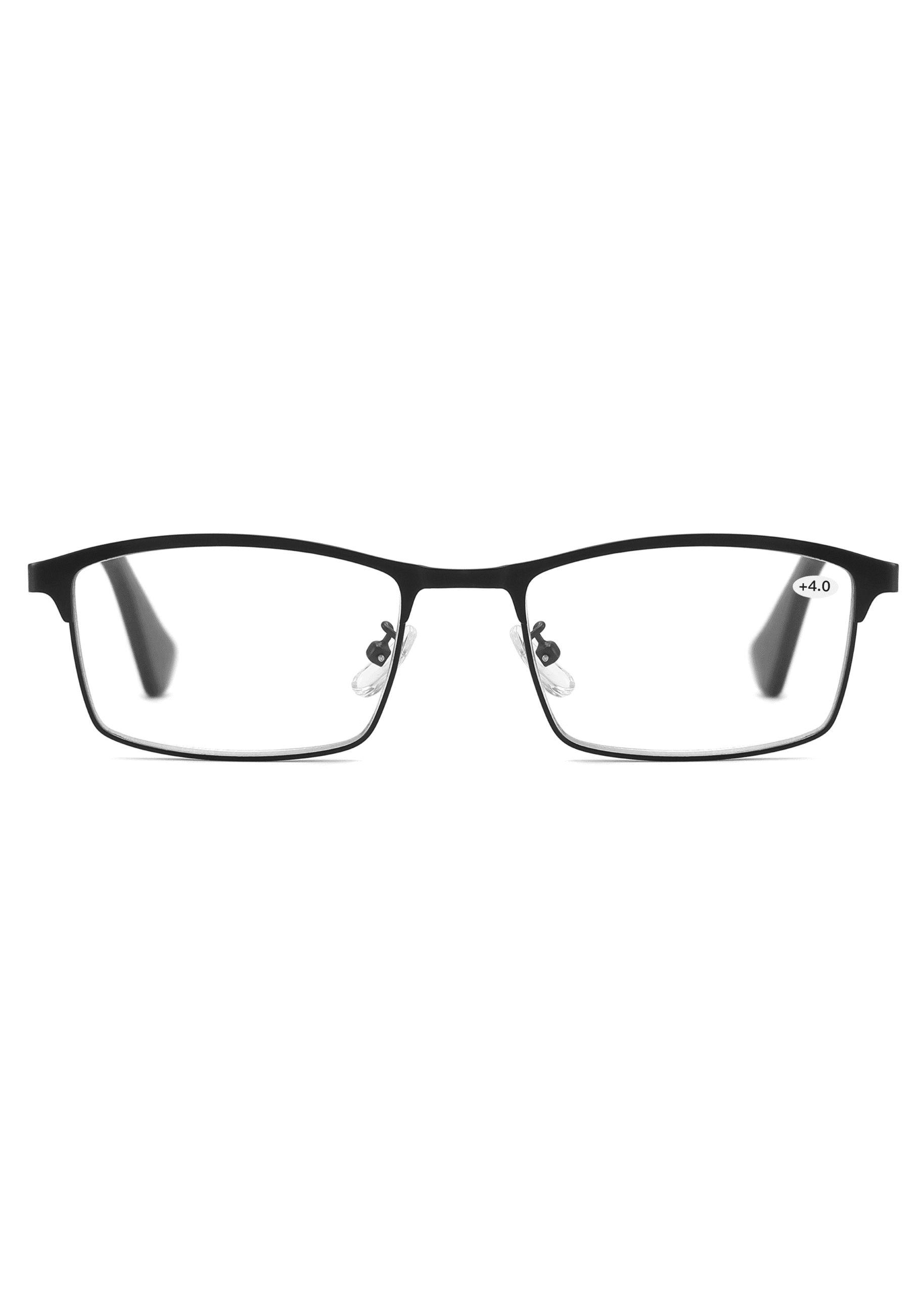 Bulk Wholesale Steel Sheet Full Frame Glasses RG8111 for Men Front Product Display, China reading glasses manufacturer and wholesaler and supplier, Eyewear Purchasing, steel sheet glasses