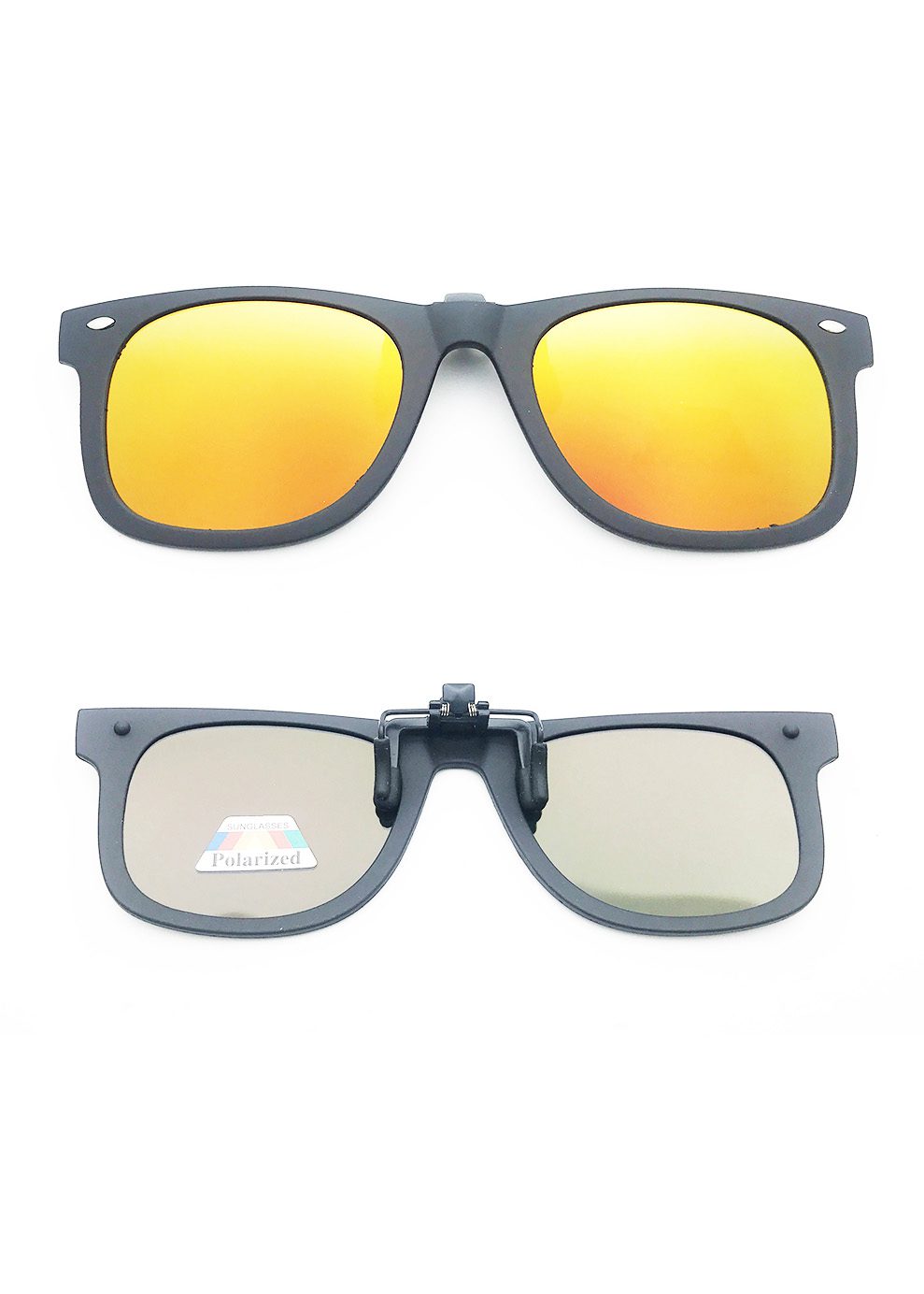Solar Shield Polarized Clip on Sunglasses full frame size 50 REC 5 by  Dioptics by Dioptics Inc - Walmart.com