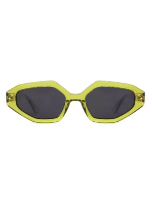 Polarized Sunglasses Wholesale, Geometric, UV protection sunglasses, low-cost sunglasses, acetate sunglasses, green, women's sunglasses, sunglasses supply