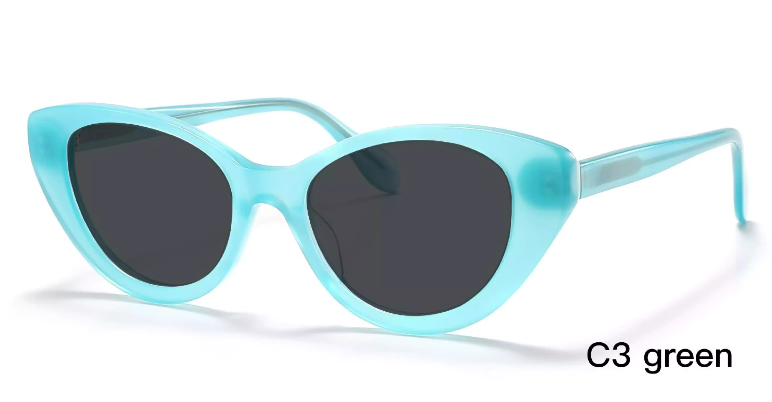 Wholesale Sunglasses Manufacturer, Green, cat eye sunglasses, UV protection sunglasses, retro