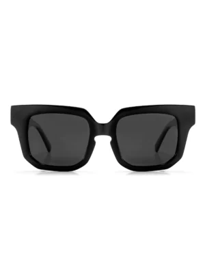 Wholesale Vintage Sunglasses, black, square, wide frame, wide temples, UV protection, acetate, care vision