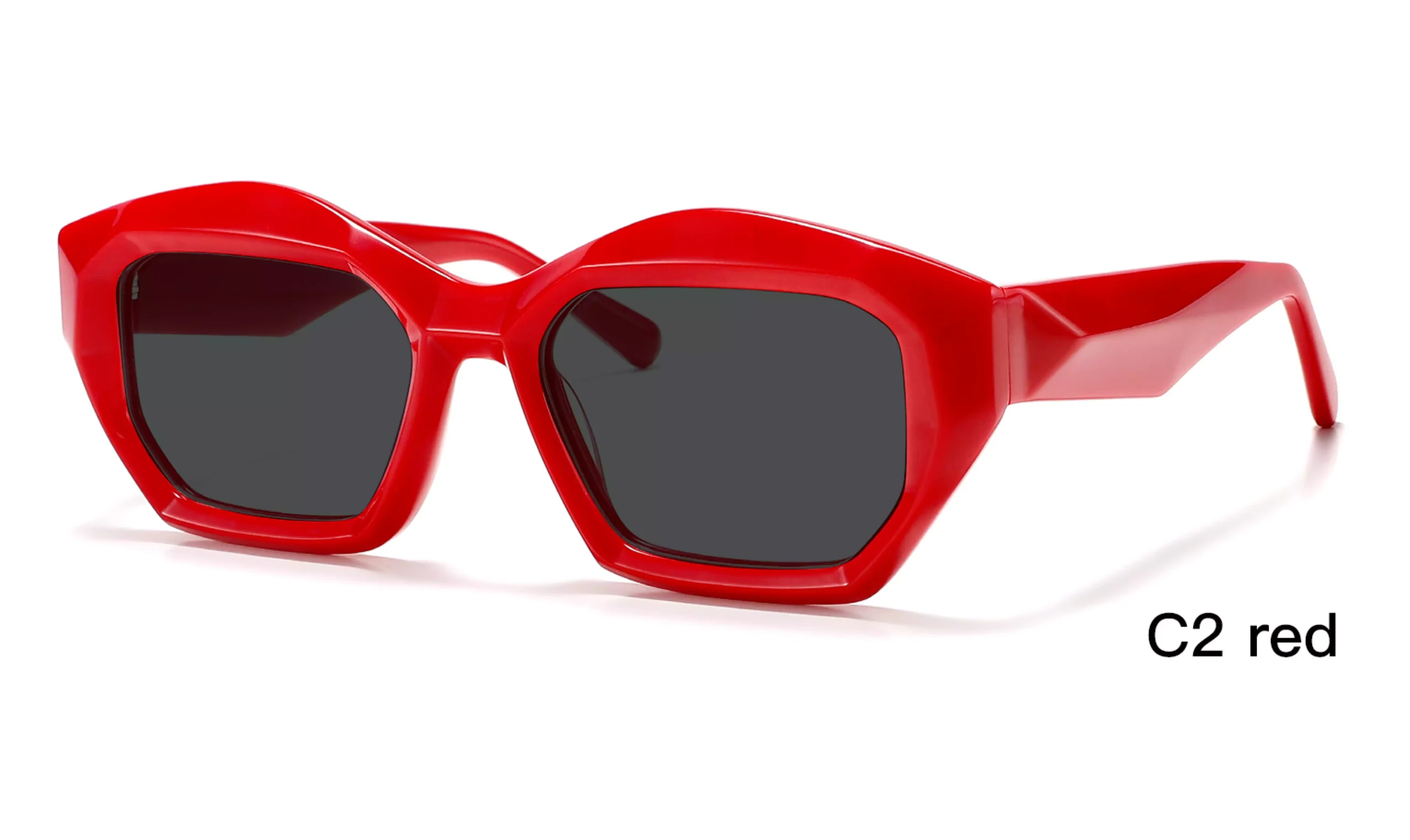 wholesale replica sunglasses, acetate, unisex, thick rimmed, red, made in Wenzhou Zhejiang China, for opticians