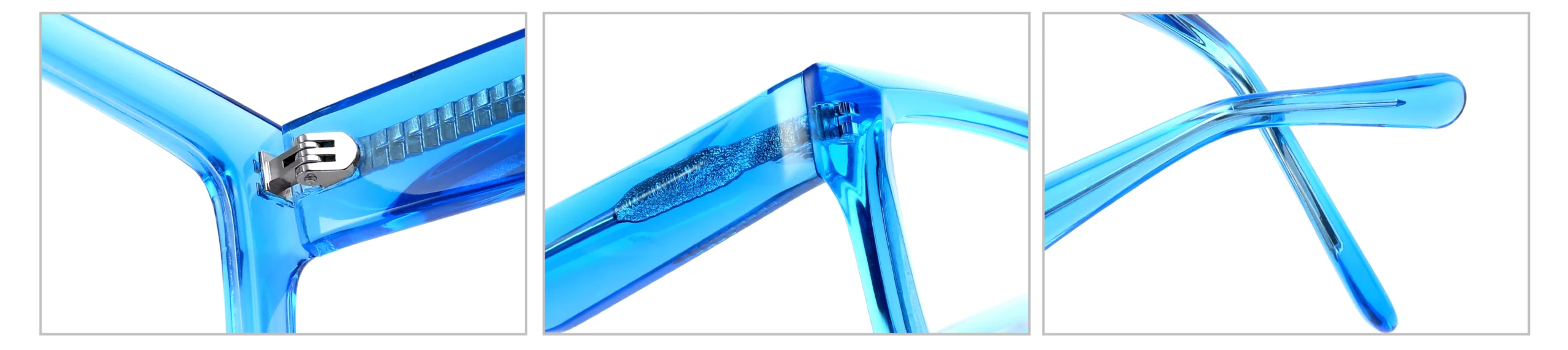 Glasses Frame YD1244 Detail Shooting, , hinge, stainless steel wire core, end pieces, temple tips