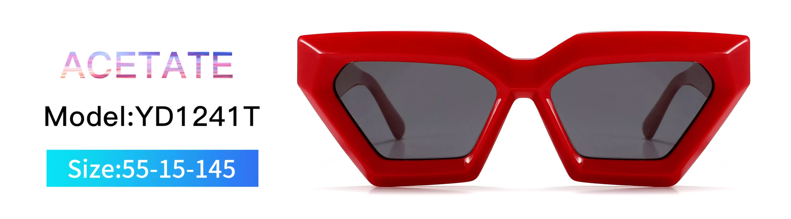 Sunglasses YD1241T, Front Display, Size, Model