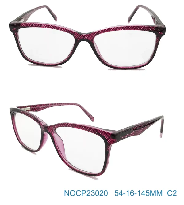 injection CP glasses frames, China optical factory supply, purple, dark purple, The lines intertwine patterns