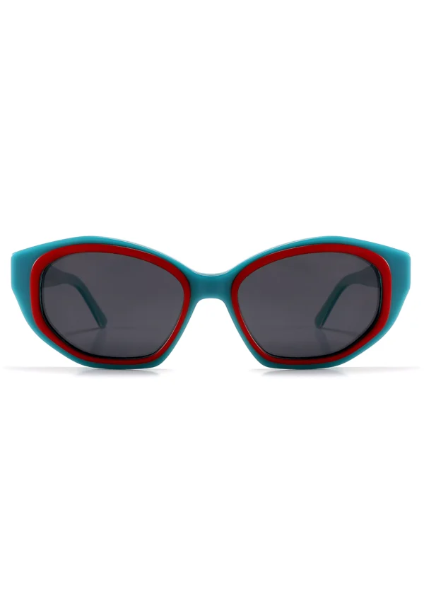 Geometric, Gradient Temple, Sunglasses, acetate, wholesale from China