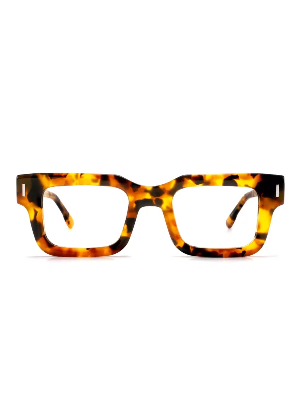 wholesale glasses frame, flame tortoise, unisex, quare, stripe rivets, retro