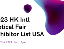 2023 Hong Kong International Optical Fair Exhibitor List USA