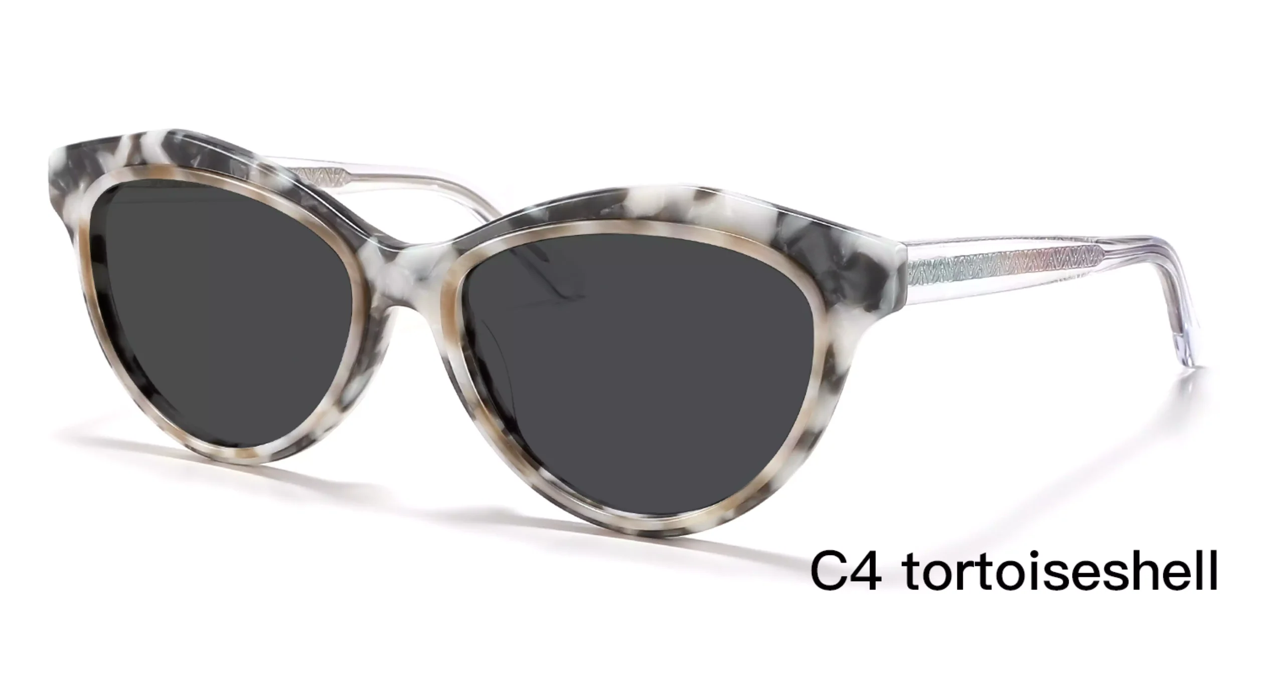 Wholesale Fall & Winter Trend, Trendy, Cat Eye Sunglasses, 45 Degree Display, Tortoiseshell, gradient wire core