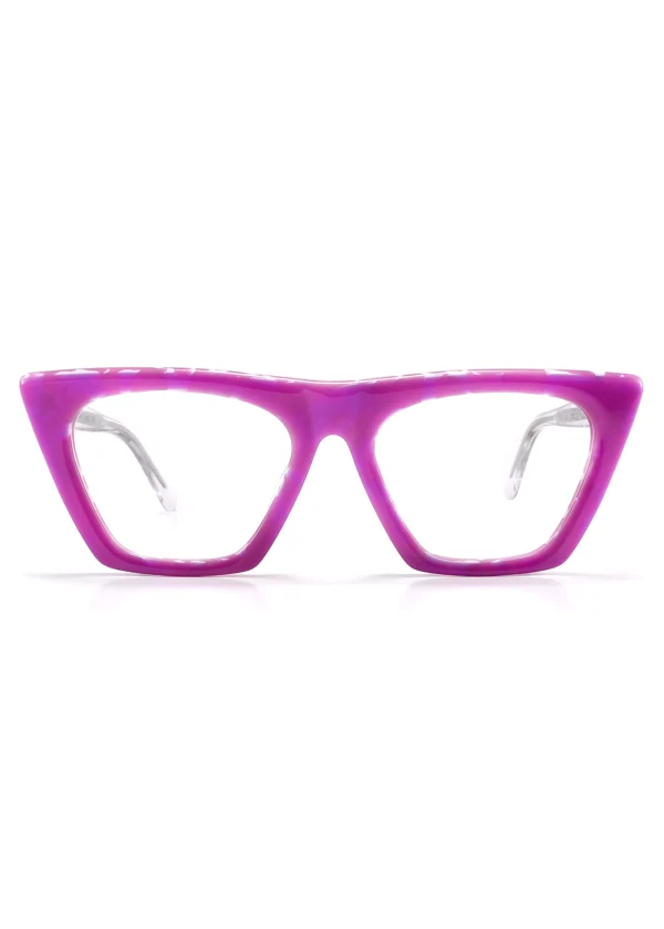 Wholesale, Fashion, Trapezoidal Eyeglass Frames, Purple, Main Product Image