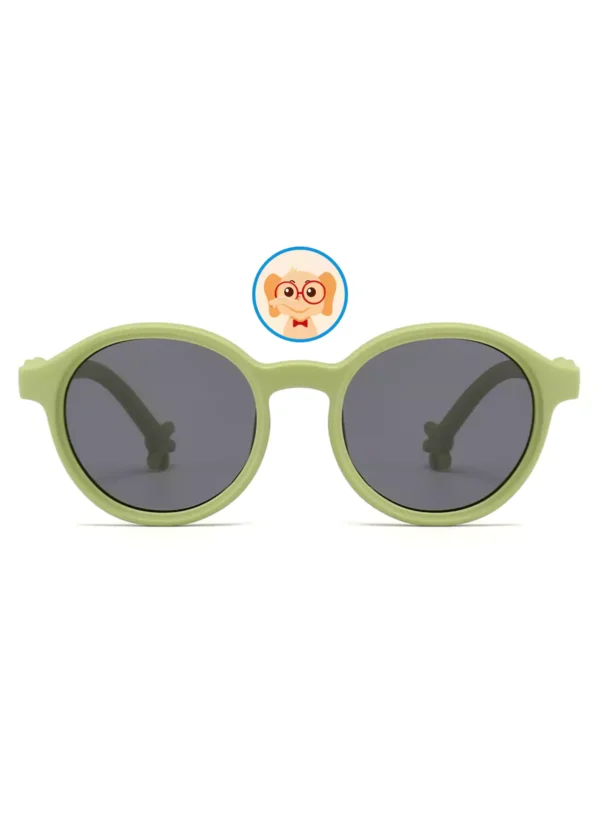 Wholesale, Kids Fashion Silicone Sunglasses, Round, Main Product Image