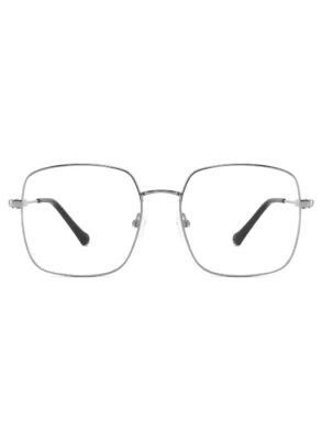 3D Printed Patterned Rounded Square Eyeglass Frames CH6108, metal