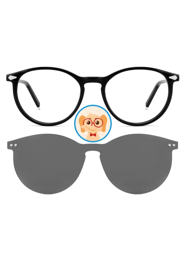 Kids Magnetic Clip-on Sunglasses for Prescription Glasses TAK9042