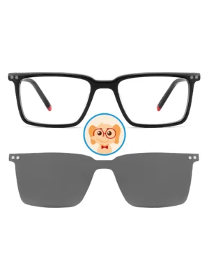 Three Rings Boys' Clip-On Eyeglasses Set TAK9046
