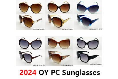 2024 Ouyuan Eyewear Latest Design OY Collection PC Sunglasses Catalog