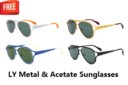 LY Metal and Acetate Sunglasses Catalog