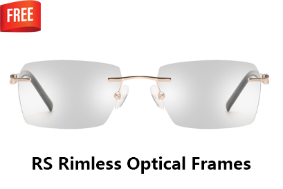 RS Rimless Optical Frames, Glasses Catalog