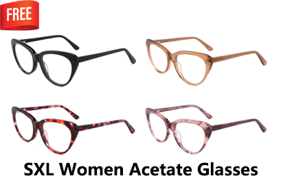 XSL Women's Acetate Classic Style Optical Frames Catalog