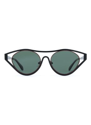 2024 New Design Thin Steel Cutout Oval Sunglasses JD9004