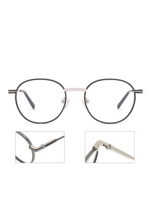 Stainless Steel 4 Rings Literary Fashion Optical Frame YJ0334