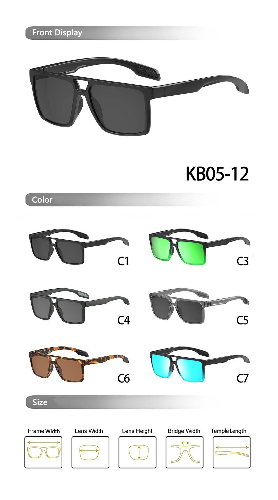 Sunglasses KB0512 Detail Shooting