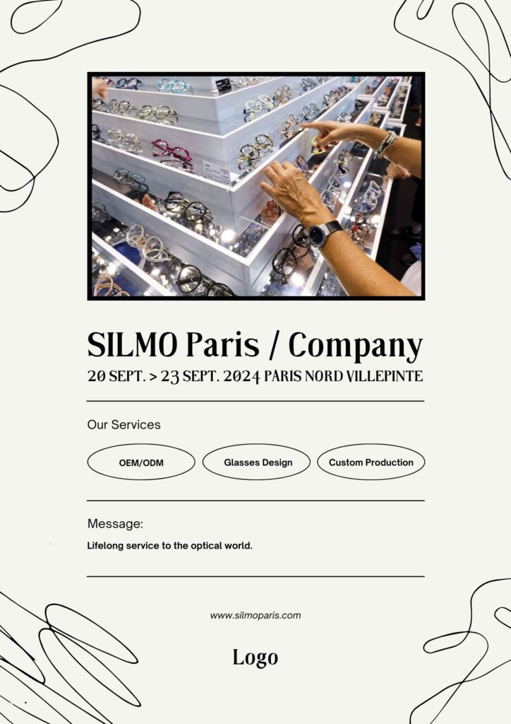 SILMO Paris - 2024 SILMO - 2024 SILMO Paris - 2024 SILMO Paris Location - PARIS NORD VILLEPINTE - Poster - Invitation - Template Effect 7